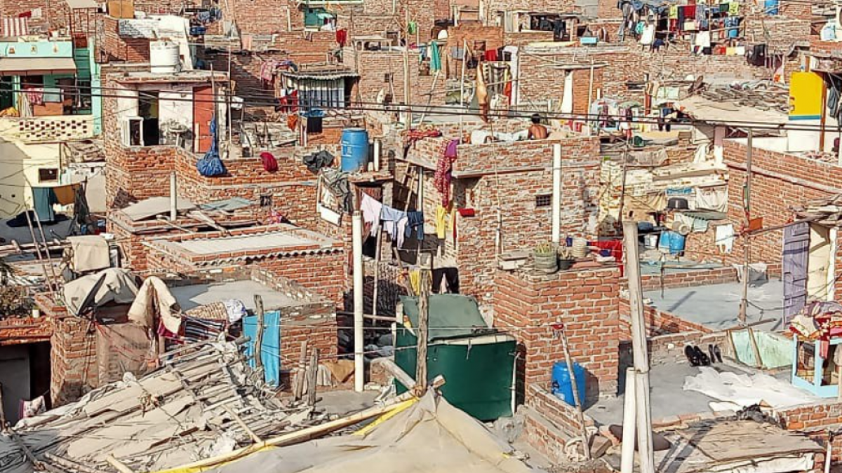 slum area development programme